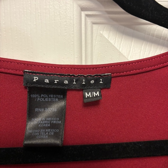 Y2K Burgundy Women's Top with Flutter Sleeves & Flattering Silhouette - Picture 8 of 8